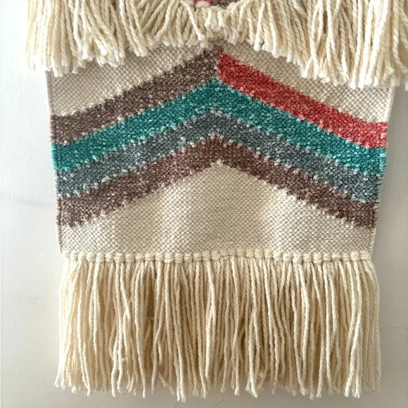 GypsySoul Handmade Woven Boho Pastel Tassel Wall Hanging